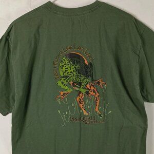 Vintage Issaquah Brewhouse T-Shirt Large Menage A Frog Belgian Ale Beer 90s